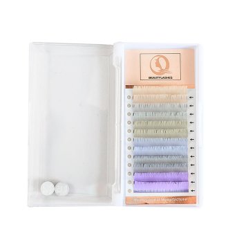 Ellipse flat colorful eyelash extenison