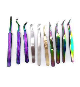 Eyelash extension tweezer